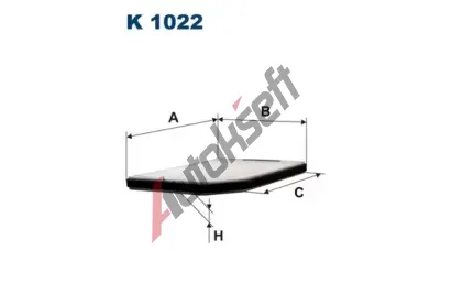 FILTRON Filtr - vzduch v interiru FI K1022, K 1022
