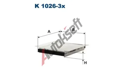 FILTRON Filtr - vzduch v interiru FI K1026-3X, K 1026-3x