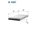 Filtr vzduchu v interiru FILTRON ‐ FI K1027