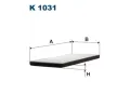 Filtr vzduchu v interiru FILTRON ‐ FI K1031