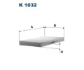 Filtr vzduchu v interiru FILTRON ‐ FI K1032