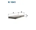 Filtr vzduchu v interiru FILTRON ‐ FI K1041