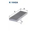 Filtr vzduchu v interiru FILTRON ‐ FI K1042A