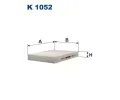 Filtr vzduchu v interiéru FILTRON ‐ FI K1052 Filtr vzduchu v interiéru FILTRON ‐ FI K1052