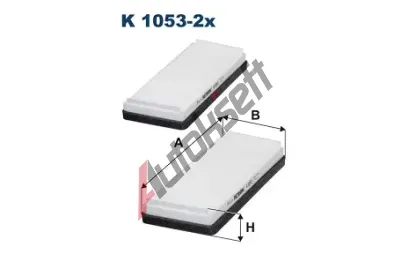 FILTRON Filtr - vzduch v interiru FI K1053-2X, K 1053-2x