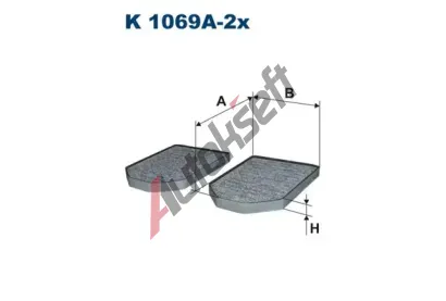 FILTRON Filtr - vzduch v interiru FI K1069A-2X, K 1069A-2x