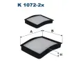 Filtr vzduchu v interiru FILTRON ‐ FI K1072-2x