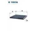 Filtr vzduchu v interiéru FILTRON ‐ FI K1083A Filtr vzduchu v interiéru FILTRON ‐ FI K1083A