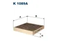 Filtr vzduchu v interiéru FILTRON ‐ FI K1089A Filtr vzduchu v interiéru FILTRON ‐ FI K1089A