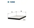 FILTRON Filtr - vzduch v interiru ‐ FI K1090