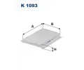 Filtr vzduchu v interiru FILTRON ‐ FI K1093