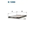 Filtr vzduchu v interiru FILTRON ‐ FI K1096
