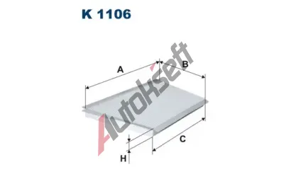 FILTRON Filtr - vzduch v interiru FI K1106, K 1106