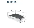 Filtr vzduchu v interiéru FILTRON ‐ FI K1111A Filtr vzduchu v interiéru FILTRON ‐ FI K1111A
