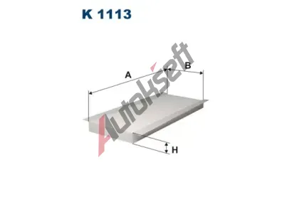FILTRON Filtr - vzduch v interiru FI K1113, K 1113