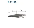 Filtr vzduchu v interiru FILTRON ‐ FI K1116A