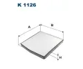 Filtr vzduchu v interiéru FILTRON ‐ FI K1126 Filtr vzduchu v interiéru FILTRON ‐ FI K1126