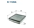 Filtr vzduchu v interiéru FILTRON ‐ FI K1126A Filtr vzduchu v interiéru FILTRON ‐ FI K1126A