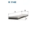 Filtr vzduchu v interiru FILTRON ‐ FI K1142