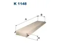 FILTRON Filtr - vzduch v interiru ‐ FI K1148