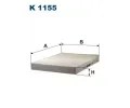 Filtr vzduchu v interiéru FILTRON ‐ FI K1155 Filtr vzduchu v interiéru FILTRON ‐ FI K1155