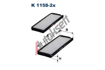FILTRON Filtr - vzduch v interiru FI K1158-2X, K 1158-2x