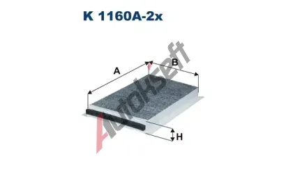 FILTRON Filtr - vzduch v interiru FI K1160A-2X, K 1160A-2x