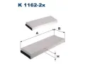 Filtr vzduchu v interiru FILTRON ‐ FI K1162-2x