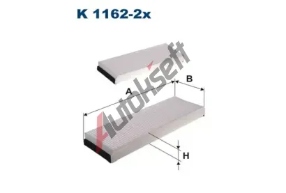 FILTRON Filtr - vzduch v interiru FI K1162-2X, K 1162-2x