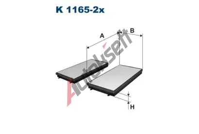 FILTRON Filtr - vzduch v interiru FI K1165-2X, K 1165-2x
