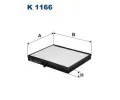 Filtr vzduchu v interiru FILTRON ‐ FI K1166
