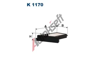FILTRON Filtr - vzduch v interiru FI K1170, K 1170