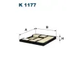 Filtr vzduchu v interiru FILTRON ‐ FI K1177