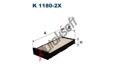 FILTRON Filtr - vzduch v interiru FI K1180-2X, K 1180-2x