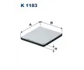 Filtr vzduchu v interiru FILTRON ‐ FI K1183