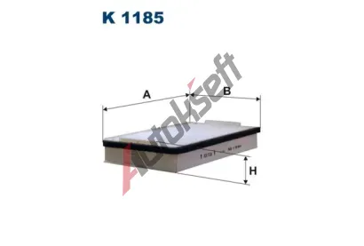 FILTRON Filtr vzduchu v interiéru FI K1185, K 1185 FILTRON Filtr vzduchu v interiéru FI K1185, K 1185
