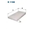 Filtr vzduchu v interiru FILTRON ‐ FI K1188