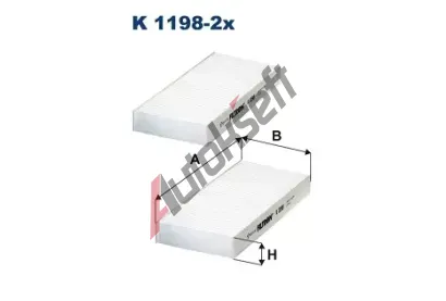 FILTRON Filtr - vzduch v interiru FI K1198-2X, K 1198-2x