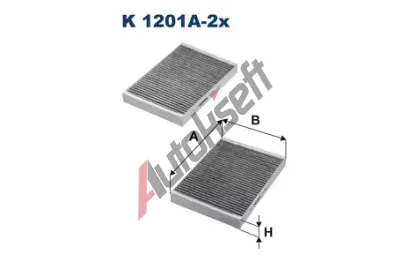 FILTRON Filtr - vzduch v interiru FI K1201A-2X, K 1201A-2x