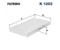 FILTRON Filtr vzduchu v interiru ‐ FI K1202