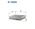 FILTRON Filtr - vzduch v interiru ‐ FI K1204A