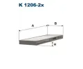 Filtr vzduchu v interiru FILTRON ‐ FI K1206-2x
