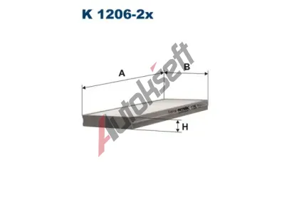FILTRON Filtr - vzduch v interiru FI K1206-2X, K 1206-2x