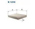 FILTRON Filtr - vzduch v interiru ‐ FI K1210