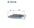 Filtr vzduchu v interiéru FILTRON ‐ FI K1211A Filtr vzduchu v interiéru FILTRON ‐ FI K1211A