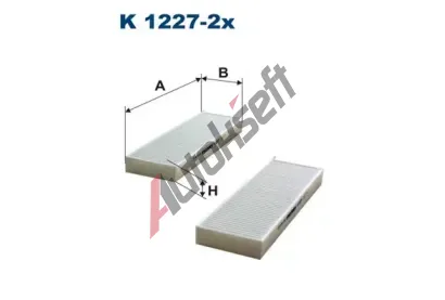 FILTRON Filtr vzduchu v interiru FI K 1227-2x, FI K1227-2X