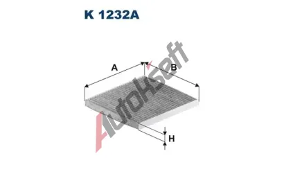 FILTRON Filtr vzduchu v interiru FI K1232A, K 1232A