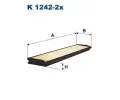 Filtr vzduchu v interiru FILTRON ‐ FI K1242-2x