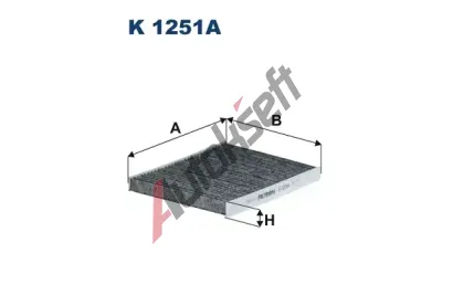 FILTRON Filtr vzduchu v interiru FI K 1251A, FI K1251A