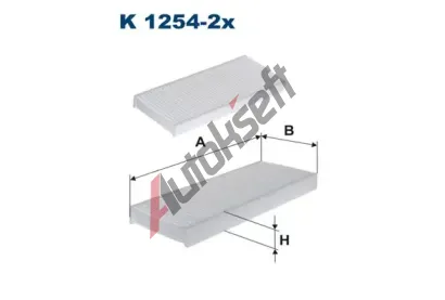 FILTRON Filtr - vzduch v interiru FI K1254-2X, K 1254-2x
